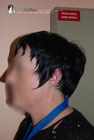 Une coupe femmeUne coupe avec dégradé